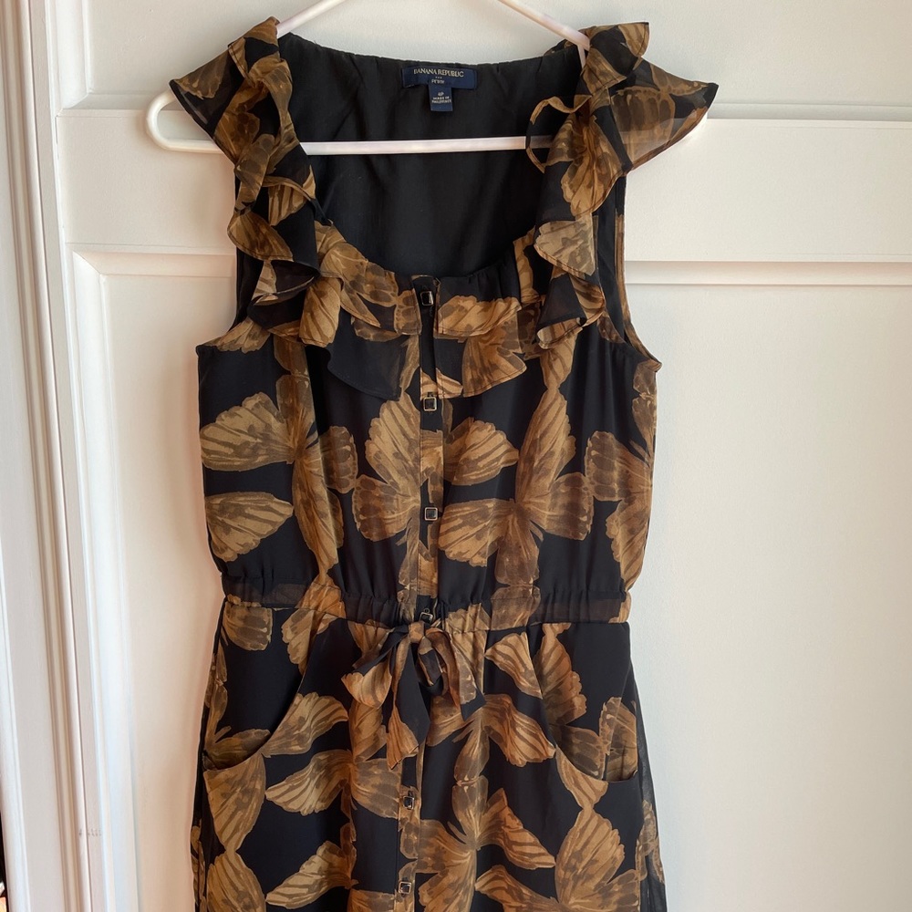 Banana Republic Butterfly Print Dress